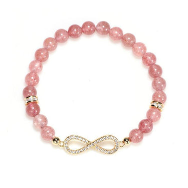 Natural Strawberry Quartz Positivity Healing Bracelet-Your Soul Place